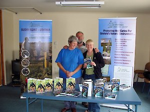 Linda, Chris and Ray at Natural Otatara book launch